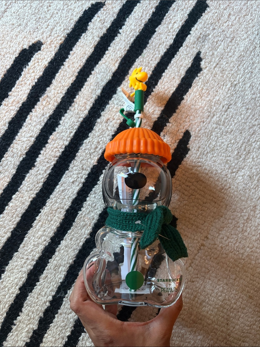 NWT Starbucks x Snoopy with Orange Hat and Green Scarf Accents